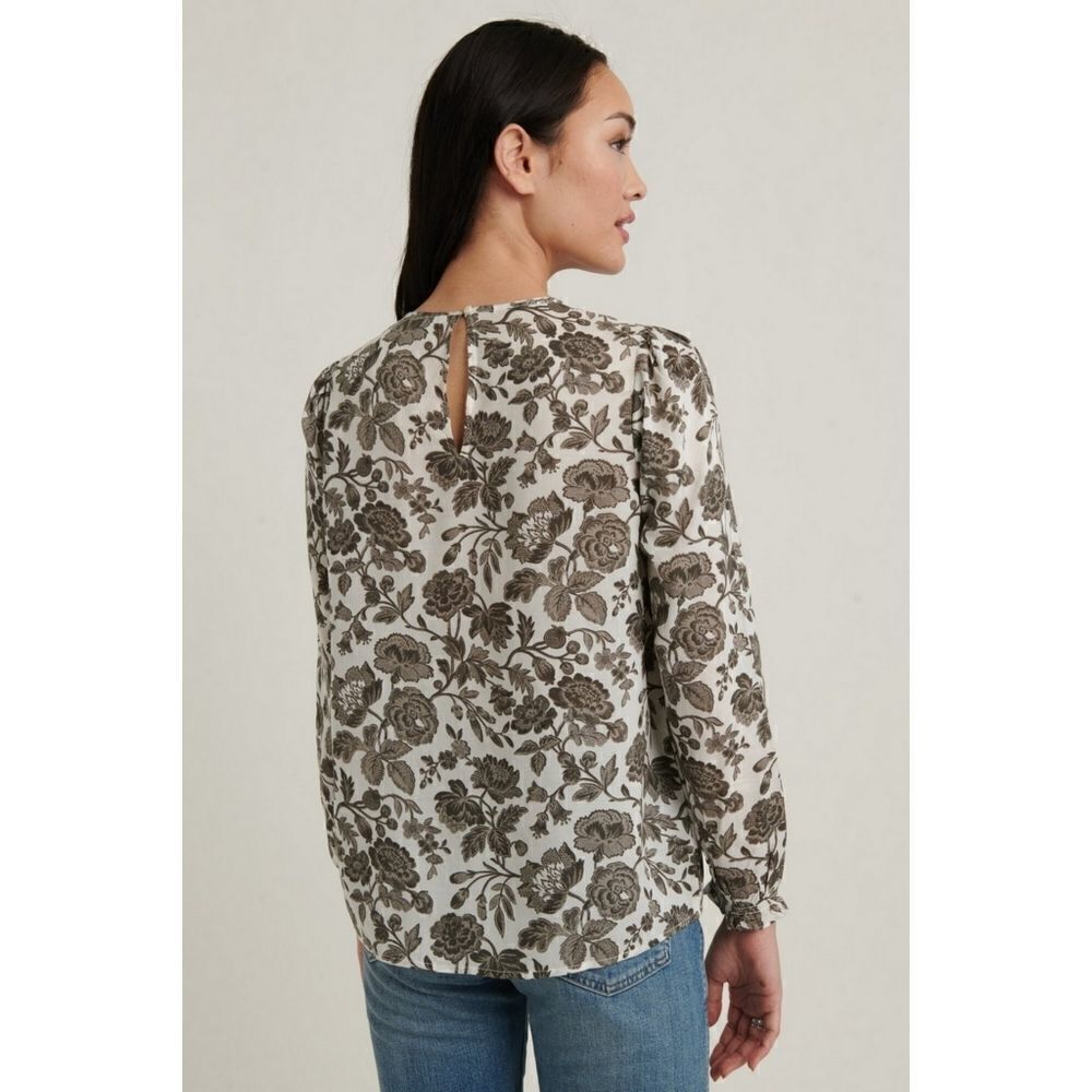 LUCKY Brand lea pintuck blouse top - Picture 4 of 11